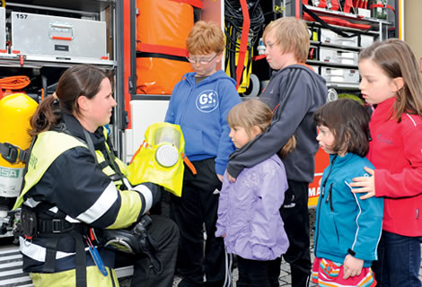 Events und Programm der Feuerwehr für Familien