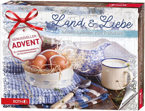 Land & Liebe - Frühstücks-Adventskalender zu Weihnachten